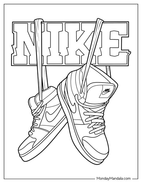 Nike Coloring Pages 